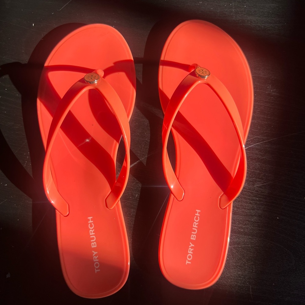 Tory Burch Vibrant Orange Sandals